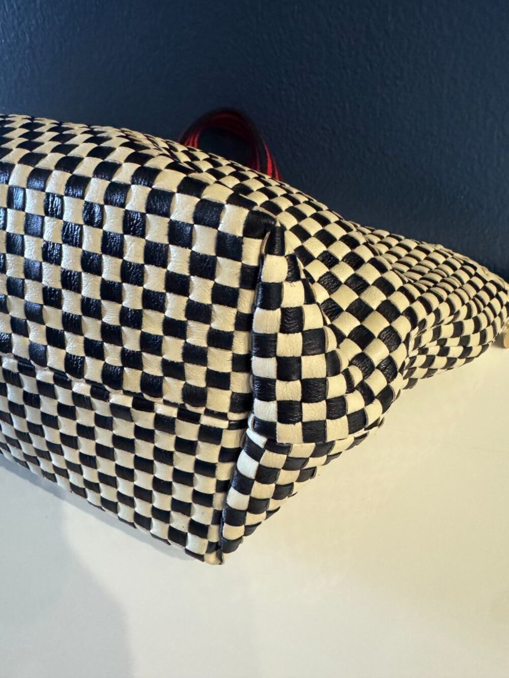 Clare V Checkered Bateau Tote - Picture 5 of 9
